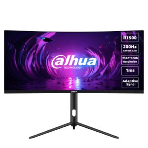 Dahua LM30-E330CA 30-calowy zakrzywiony monitor gamingowy widok z przodu - Dahua