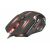 Trust GXT 108 Rava Gaming Mouse - Black/Grey, angled view, red illumination