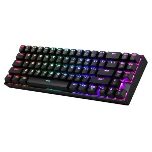 Redragon Deimos K599 TKL Vezeték Nélküli Mechanikus Gaming Billentyűzet - Szögletes Nézet - Redragon