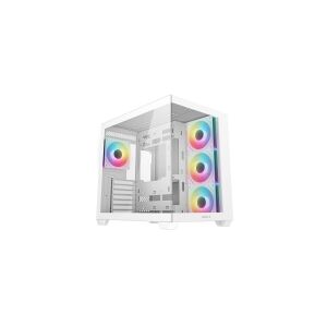 Carcasă PC DeepCool CG530 4F Albă Midi Tower cu ventilatoare ARGB - DeepCool