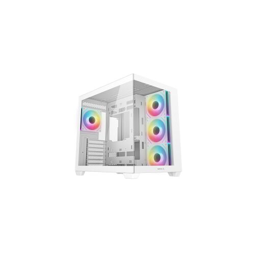 DeepCool CG530 4F Weißer Midi-Tower PC Gehäuse mit ARGB Lüftern