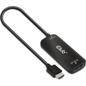 Club3D CAC-1335 HDMI apa - DisplayPort anya Aktív adapter 139276165 - HDMI átalakító