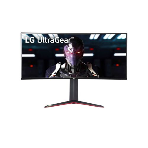 LG 34GN850P-B UltraGear 34-calowy zakrzywiony monitor gamingowy widok z przodu