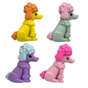 Színes Uszkár Radír Szett - 4 db, Gyerekeknek 139277285 - Radír