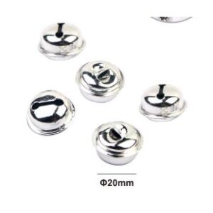 Ezüst Fém Csengő Szett - 5 db, 20mm - Díszítéshez, Kézműves Projektekhez 139277780 - Fém díszítőelem