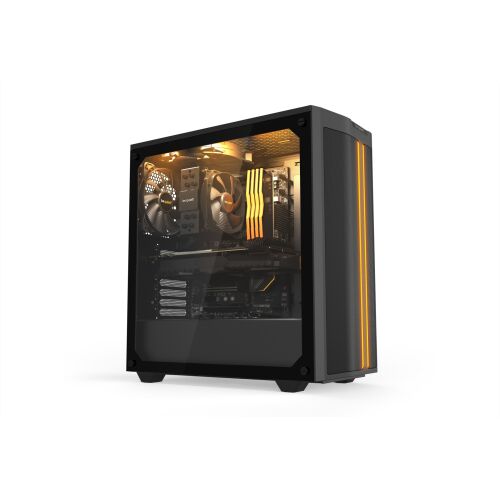 be quiet! Pure Base 500DX Black PC-Gehäuse mit ARGB-Beleuchtung und Komponenten