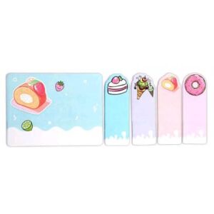 Desszert Mintás Öntapadós Jegyzetlap és Könyvjelző Készlet - 125 Lap 139278110 - Irodai papíráru