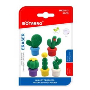 MÖTARRO Kaktusz Radír Szett - 5 db, Növényi Design 139278315 - Radír