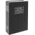 Book safe, closed, front view