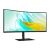 Samsung 34" ViewFinity S6 Curved Monitor vordere Winkelansicht