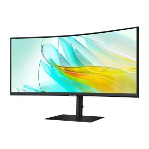 Angesicht des Samsung 34" ViewFinity S6 Curved Monitors - Monitore