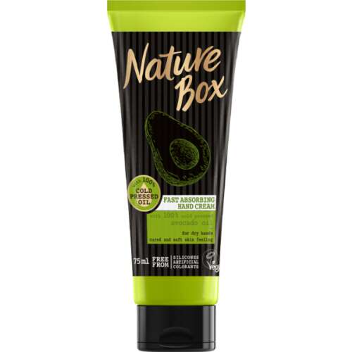 Nature Box Krém na ruky s avokádovým olejom pre vyživenú pokožku 75 ml