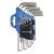Högert 9-piece Allen Wrench Set (1.5-10mm) in holder