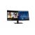 Lenovo ThinkVision P34w-20 34-Zoll-Ultrawide-QHD-Monitor, der eine Videokonferenz und Datendiagramme anzeigt