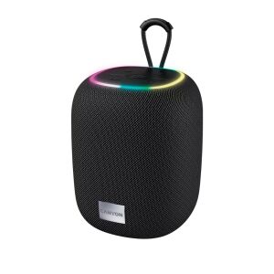 Canyon BSP-8 hordozható Bluetooth hangszóró fekete színben, RGB világítással - Canyon