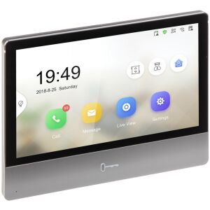 Hikvision DS-KH8350-WTE1 7" Okos Video Kaputelefon beltéri egység Szürke