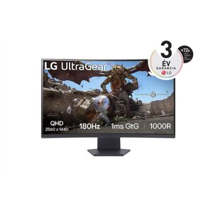 LG 31,5" 32GS60QC QHD VA Zakrivljeni Monitor - Crni 146413287 - LG
