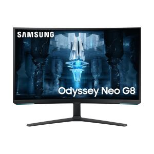 Samsung 32-inčni zakrivljeni gaming monitor Odyssey Neo G8, prednji pogled - Monitor