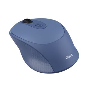 Angled view of Trust Zaya Blue Wireless Mouse - Trust