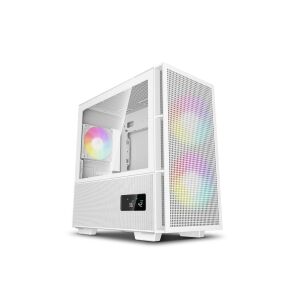 Obudowa PC DeepCool CH360 DIGITAL WH Biała z wyświetlaczem cyfrowym - DeepCool