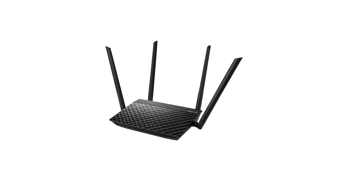 ASUS RT-AC1200 v.2 router cu fir Fast Ethernet Negru (RT-AC1200 V2 ...