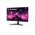 LG 24GS60F-B UltraGear Gaming Monitor auf weißem Hintergrund