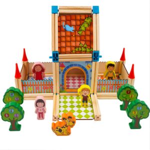 Kruzzel Építőkocka Házikó - 268 db-os Kreatív Építőjáték