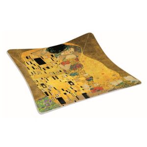Klimt - A Csók Üvegtál - 13x13 cm - Díszdobozos 139300963 - Klimt