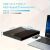 Hordozható USB 3.0 CD/DVD Meghajtó USB-C-vel, Vékony Külső Optikai Meghajtó Laptophoz, Méretek