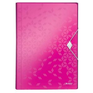 Leitz Wow Harmonikamappa - A4, 6 rekeszes, Rózsaszín 139305146 - Harmonika mappa