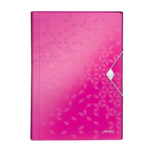 Leitz Wow Harmonikamappa - A4, 6 rekeszes, Rózsaszín 139305146