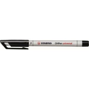 STABILO OHPen F Marker - Fekete, 0.7 mm, Alkoholmentes 139305243 - Marker