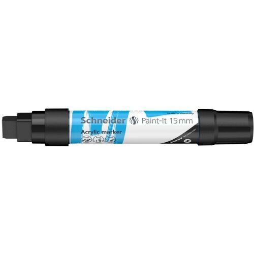 Schneider Paint-It 330 Akril Marker - Fekete, 15mm 139306216