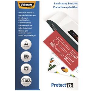 FELLOWES Protect 175 A4 Lamináló Fólia - 175 mikron, 100 db, Fényes 139309509 - Lamináló fólia