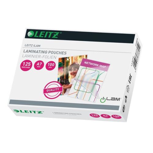 LEITZ iLam A7 Lamináló Fólia - 125 mikron, Fényes 139309594