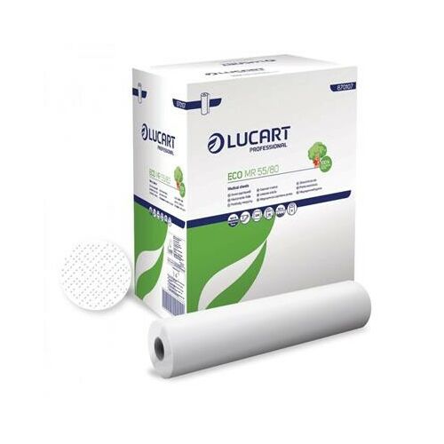 LUCART Eco MR 55/80 Vizsgálóasztal Terítő - 55cm x 80m, 6 tekercs