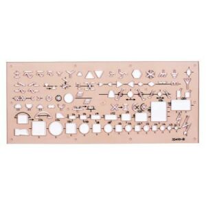 KOH-I-NOOR 703071 Elektronikai Sablon - Műanyag 139308879 - Geometriai sablon