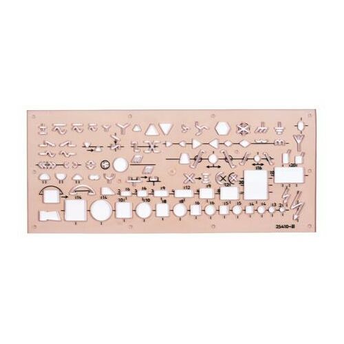 KOH-I-NOOR 703071 Elektronikai Sablon - Műanyag 139308879