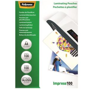 FELLOWES A4 Lamináló Fólia - 100 mikron, Fényes, 100 darab 139307928 - Lamináló fólia