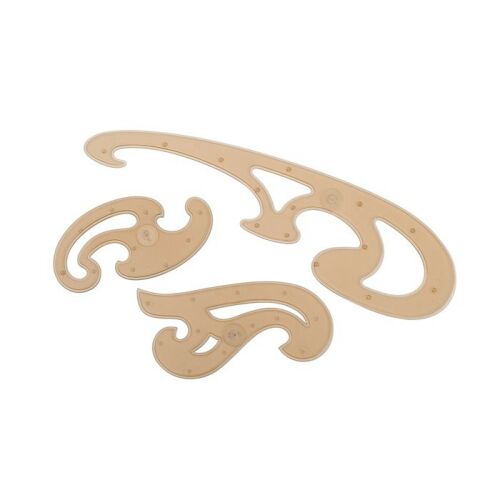 KOH-I-NOOR Műanyag Görbevonalzó Készlet - Műszaki Rajzhoz 139307991