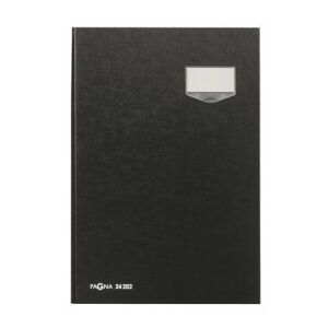 PAGNA A4 Aláírókönyv - 20 Rekeszes, Fekete Karton 139308023 - Aláírókönyv