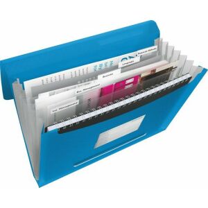 ESSELTE Vivida Harmonikamappa - A4, 6 rekeszes, Kék 139308251 - Harmonika mappa