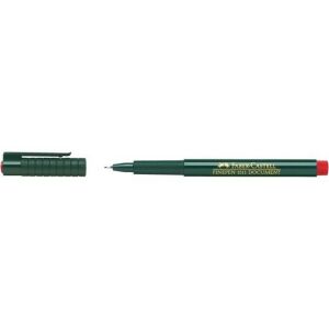 FABER-CASTELL Finepen 1511 Tűfilc - 0,4 mm, Piros 139309274 - Toll & Ceruza