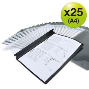 RAPESCO Eco Gyorsfűző - A4, Fekete, Újrahasznosított 139309363 - Gyorsfűző mappa