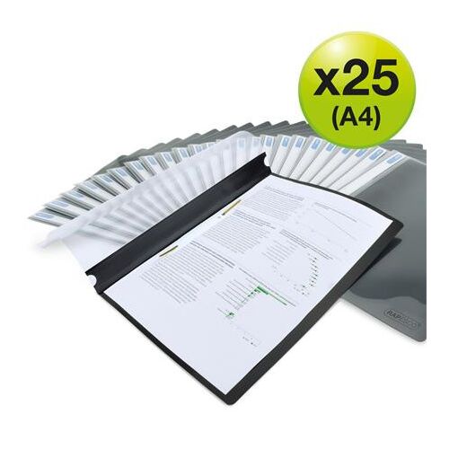 RAPESCO Eco Gyorsfűző - A4, Fekete, Újrahasznosított 139309363