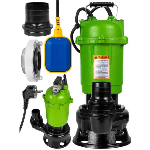 Pompa Submersibila cu Tocator MalTec Masterpump, 570W, 18000 L/h, Adancime maxima 8m, Multicolor, 40x17x17cm 139310433