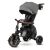 QPLAY Comfo Max Grey Tricycle, 8-in-1 convertible stroller trike for toddlers