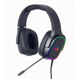 GEMBIRD GHS-SANPO-S300 Gamingowy zestaw słuchawkowy 7.1 na USB z podświetleniem RGB 146201334 - Gembird