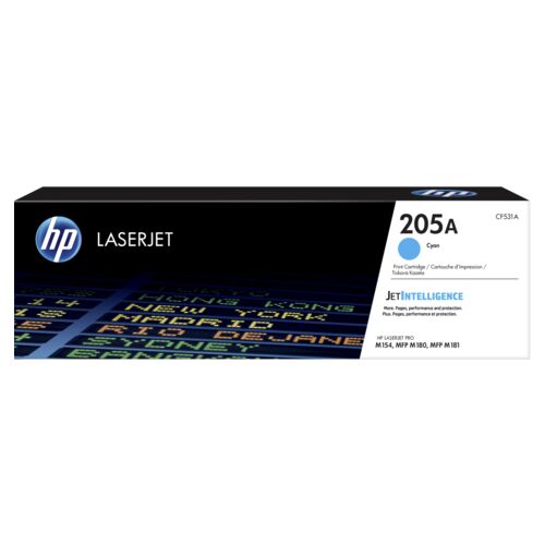 HP 205A (CF531A) Cián Eredeti Toner - M154, M180, M181 nyomtatókhoz 146201602