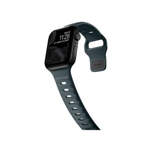 Curea rezistenta la apa NOMAD Sport Strap compatibila cu Apple Watch 4/5/6/7/8/SE/Ultra 42/44/45/49mm, M/L, Albastru (NM01133285) 147034750 - Curea ceas inteligent